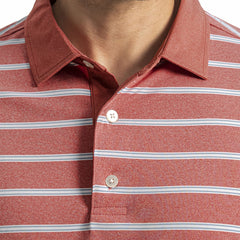 Men Open Stripe Heather Lisle