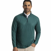 Men Houndstooth Geo Mid-Layer