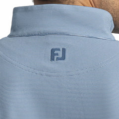 Men Quarter-Zip Ottoman Stripe Knit