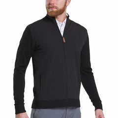 Men Hybrid Full-Zip Sweater