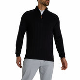 Men Drop Needle Lined Sweater