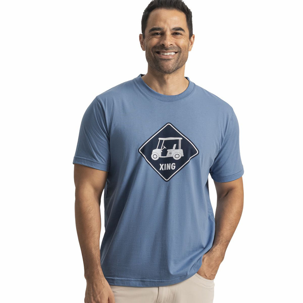 Men Heritage Golf Cart Crossing Tee