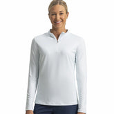 Women Quarter-Zip Long Sleeve Sun Protection Women