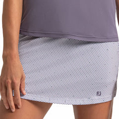 Women Aerial Micro Geometric Skort Women
