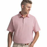 Men Scallop Geo Pique
