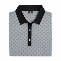 Men Athletic Fit Micro Flower Lisle