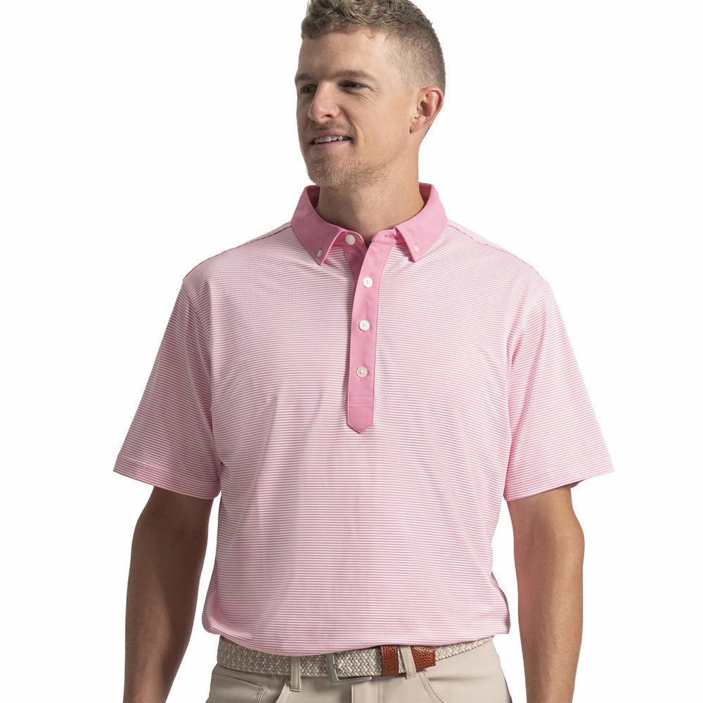 Men Feeder Stripe Pique