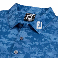 FootJoy Apparel | Men Cloud Camo Shirt Junior - FJ Tour Collar