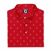 FootJoy Apparel | Men Striped Pique Self Collar Junior