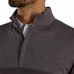 FootJoy Base / Mid-Layers | Men Heather Yoke Half-Zip Mid-Layer
