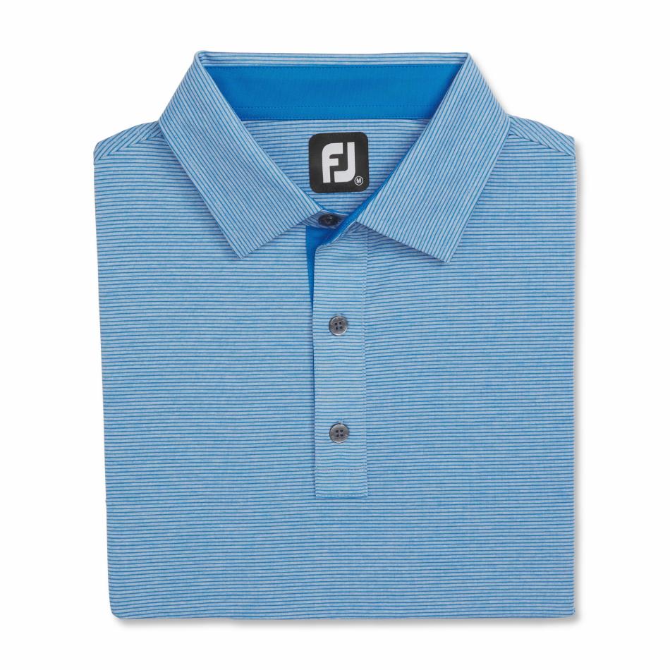 FootJoy Shirts | Men Heather Stripe Lisle