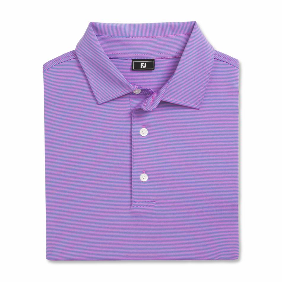 FootJoy Shirts | Men MicroFeeder Stripe Lisle