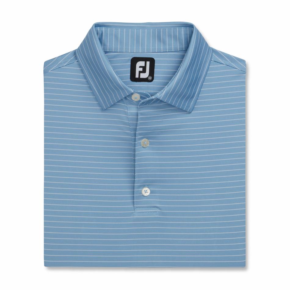 FootJoy Shirts | Men Pencil Stripe Lisle