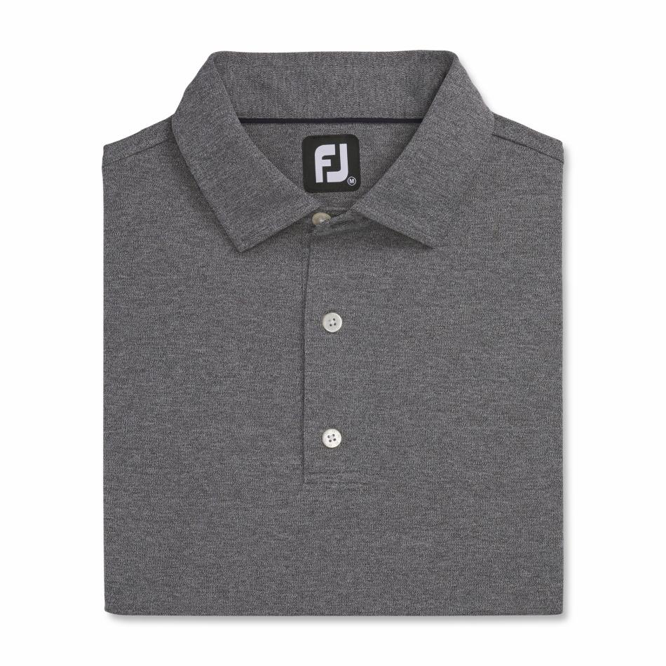 FootJoy Shirts | Men Performance Stretch Pique Solid Self Collar