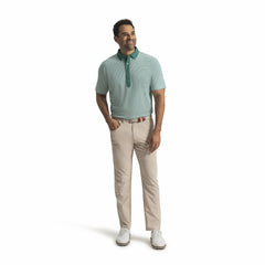 Men Feeder Stripe Pique
