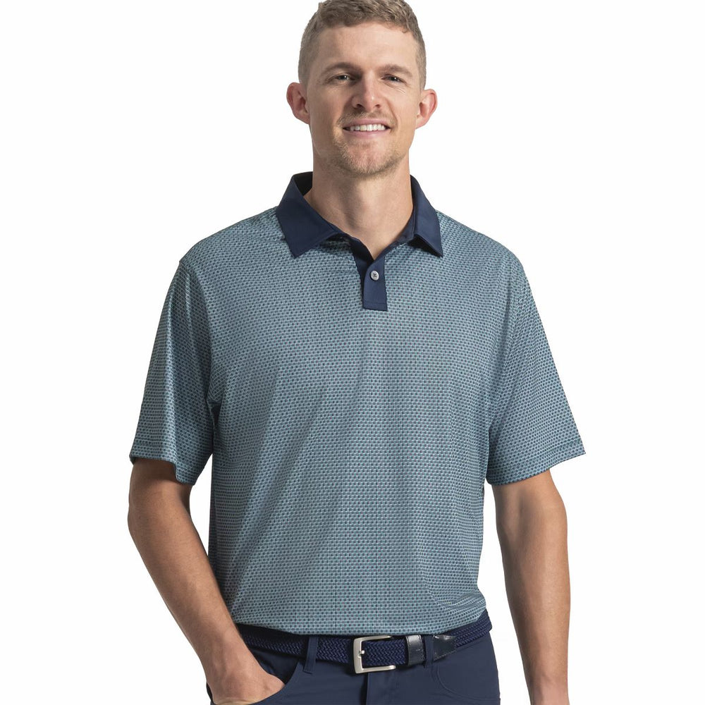 Men Texture Check Lisle