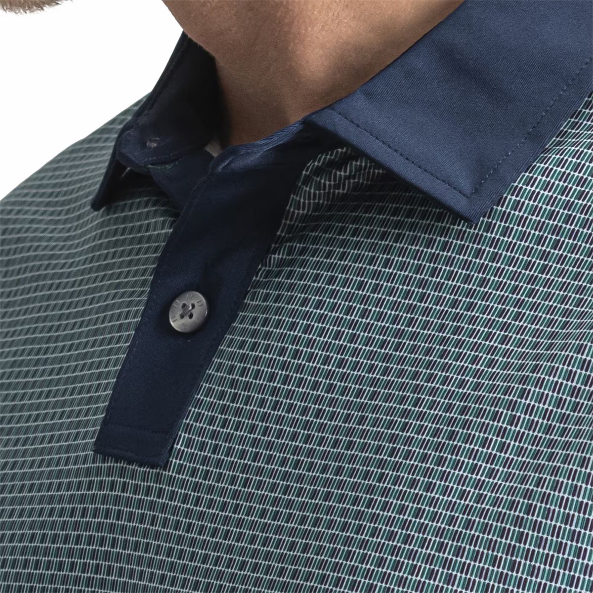Men Texture Check Lisle