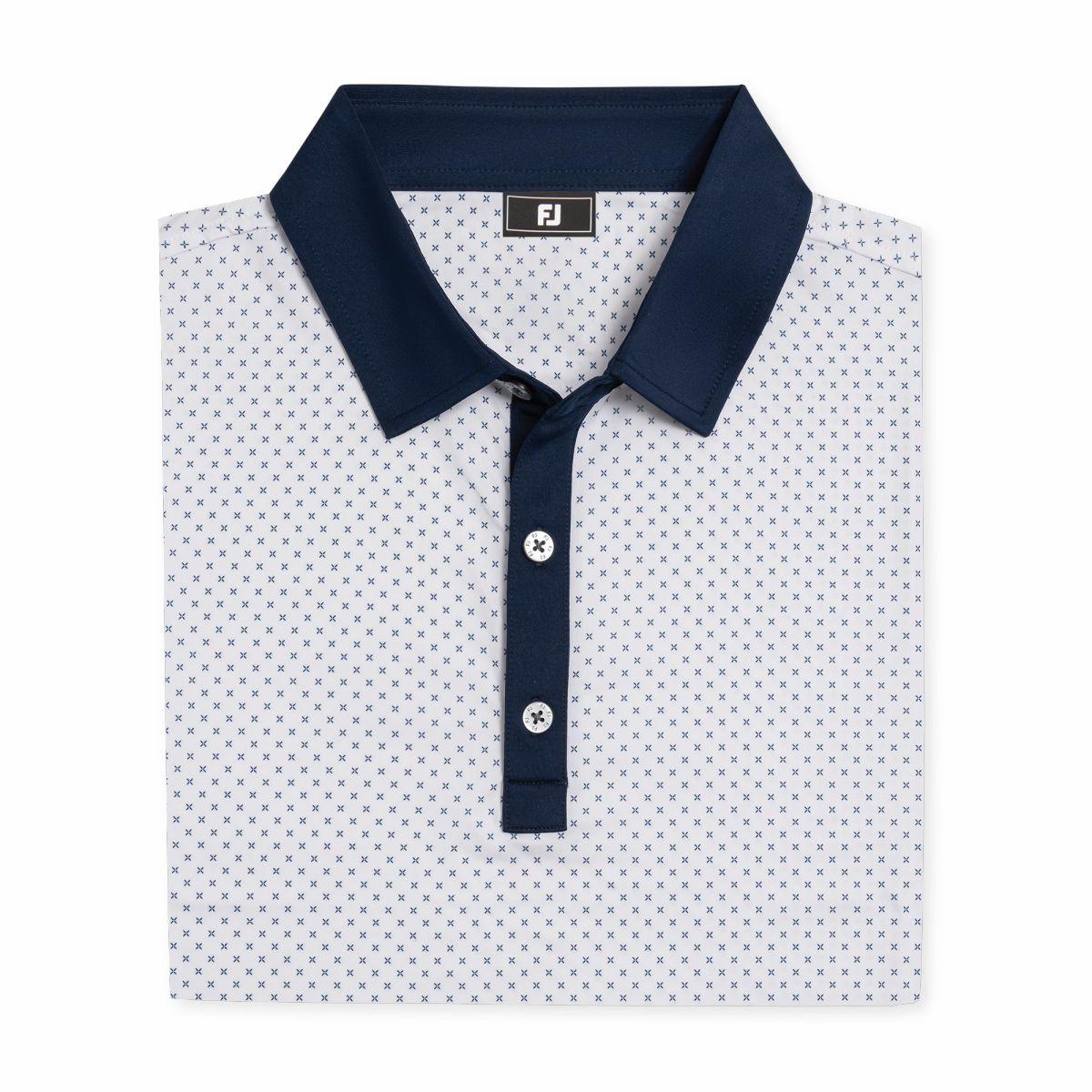 Men Athletic Fit Micro Flower Lisle