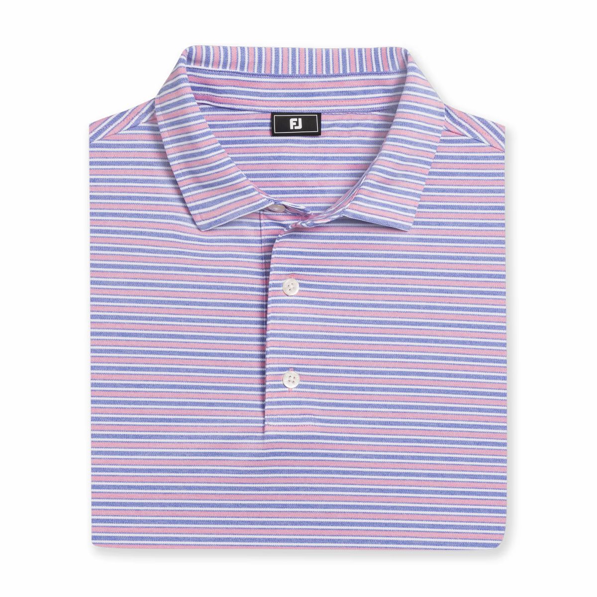 Men Heather Stripe Pique