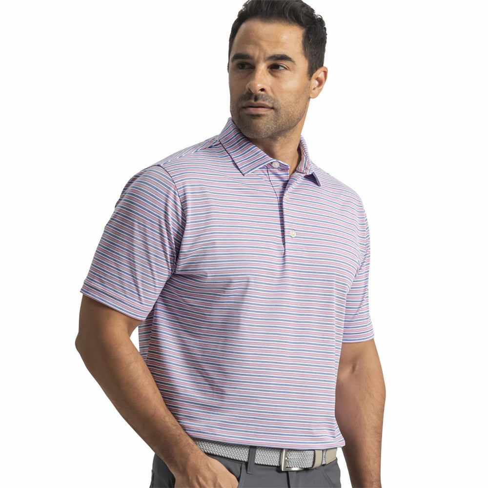 Heather Vivid Violet / Heather Pink Pop / White,S