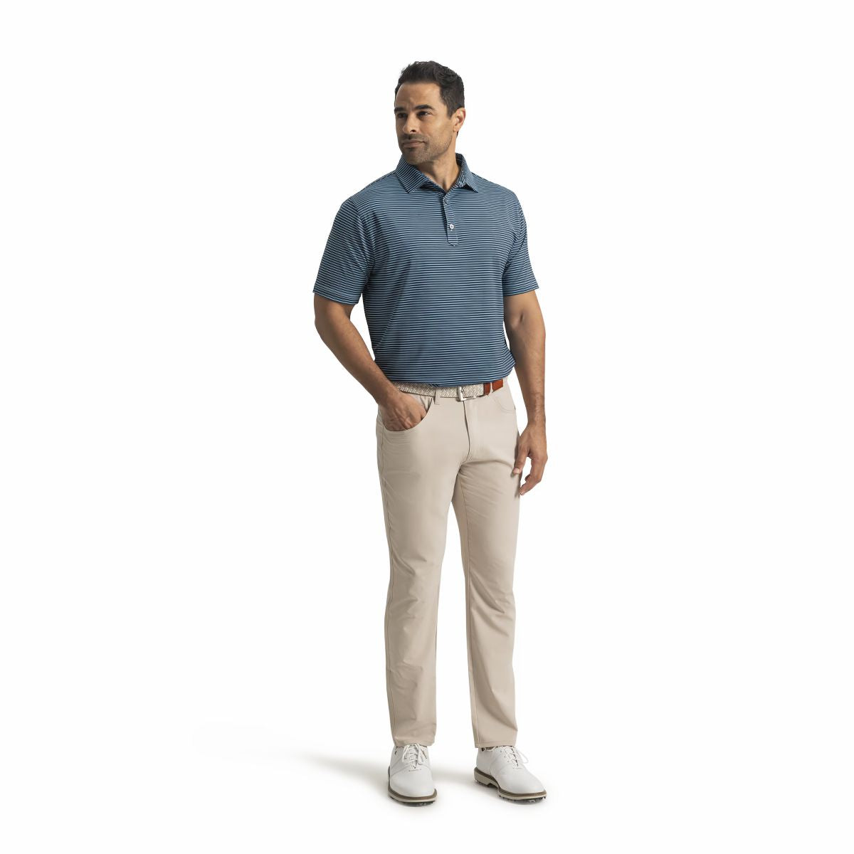 Men Smooth Stripe Lisle