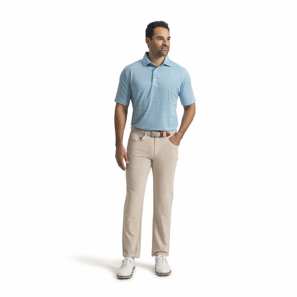 Men Horizon Stripe Lisle