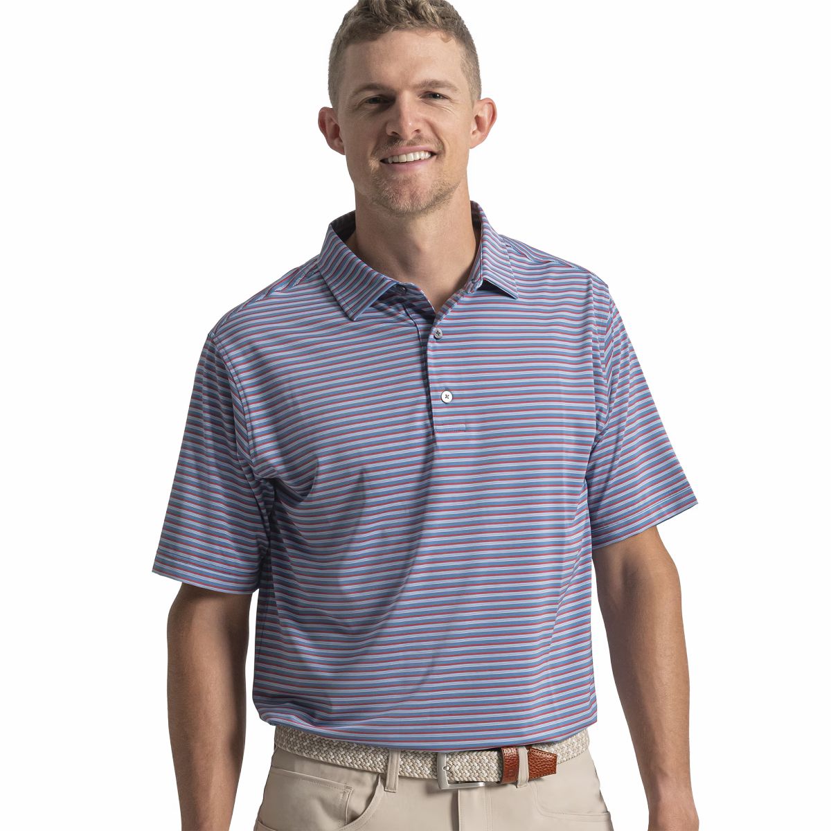 Men Shadow Stripe Lisle