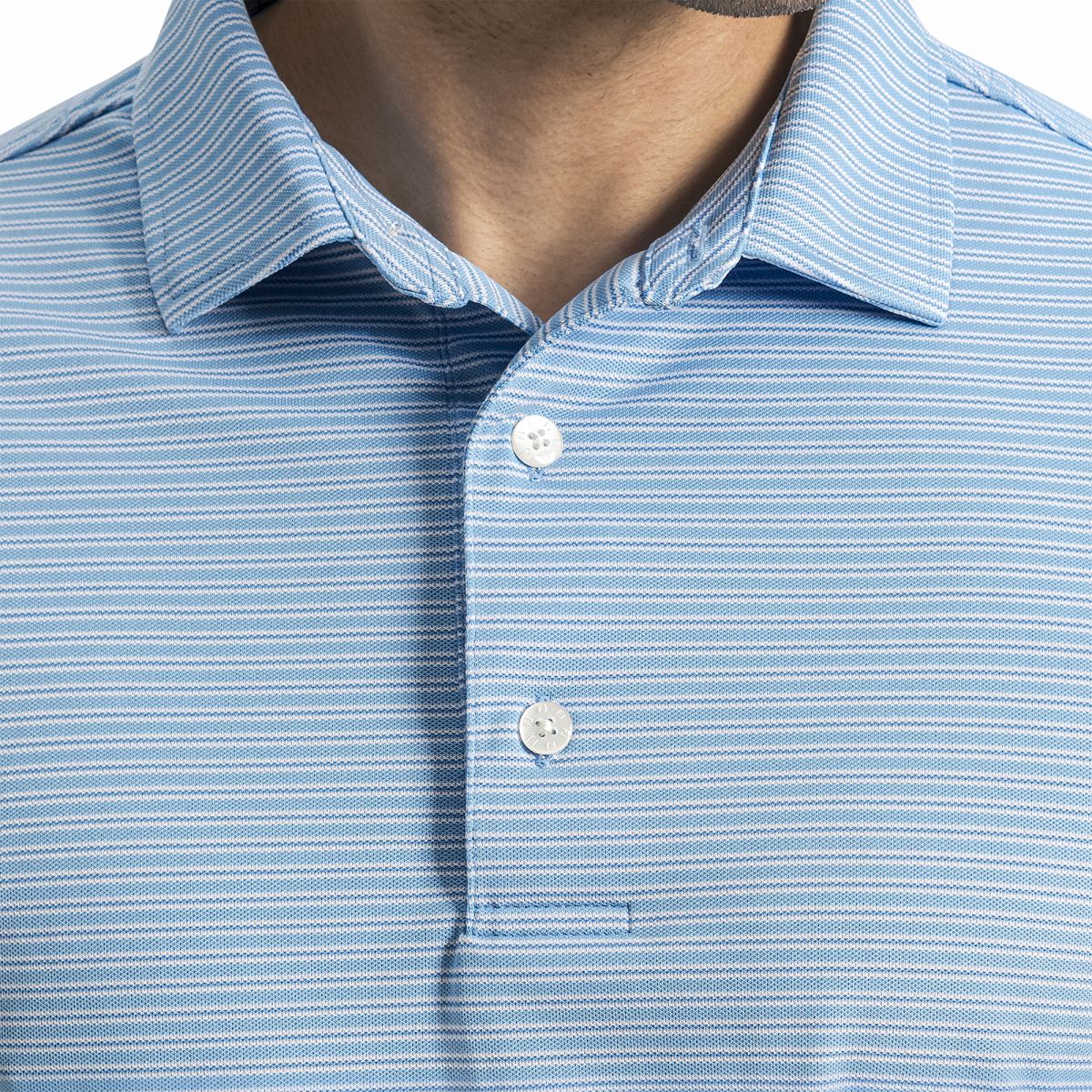 Men Multi-Stripe Pique