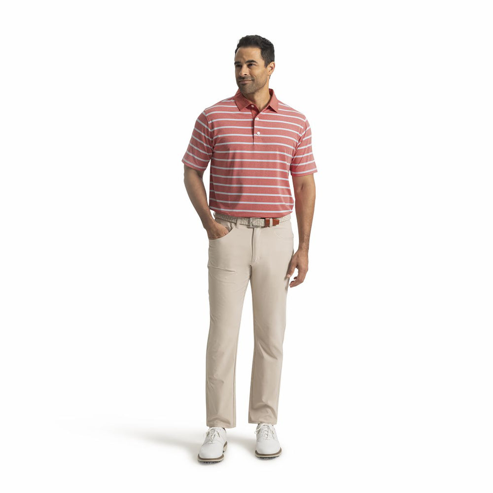Men Open Stripe Heather Lisle