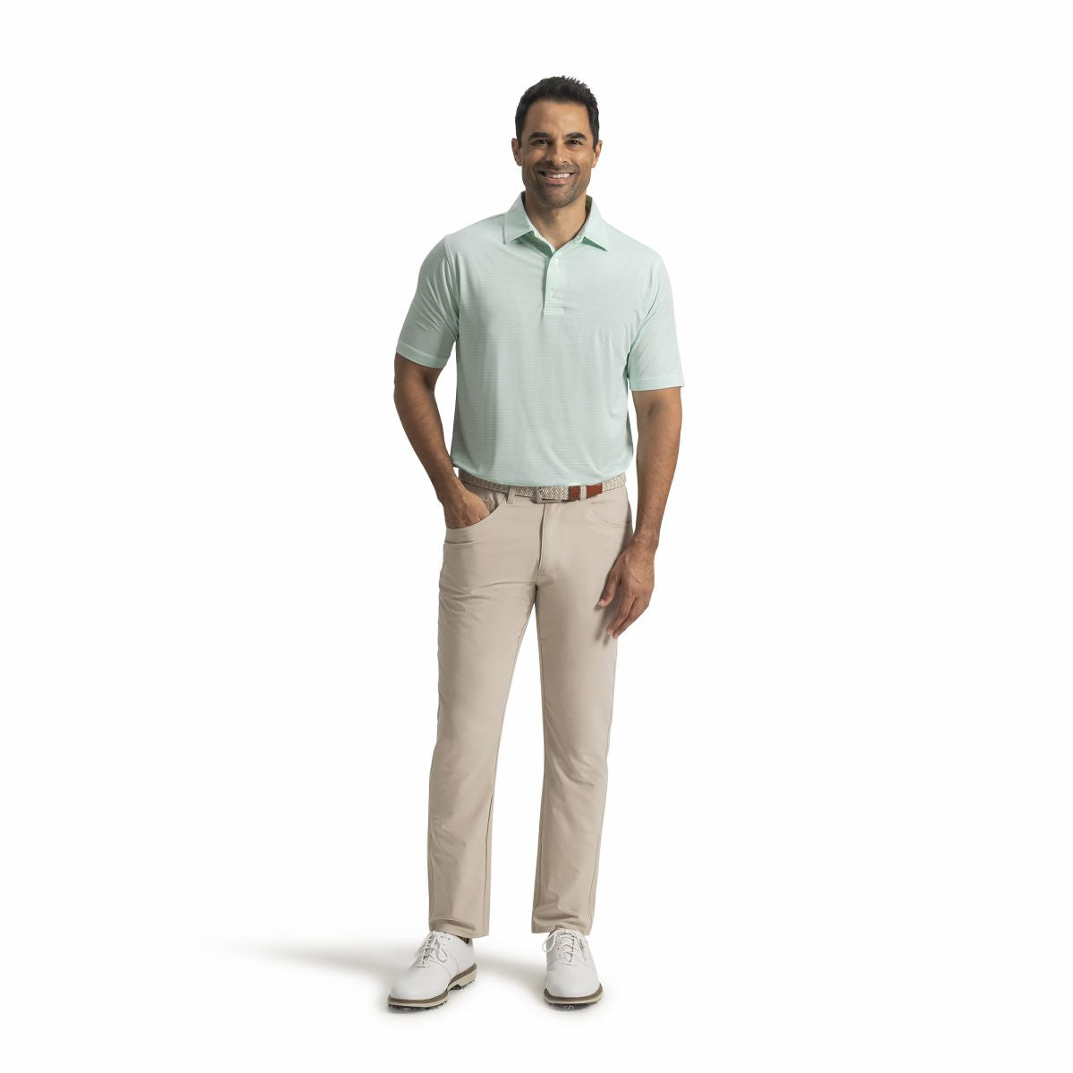 Men Flip Stripe Lisle