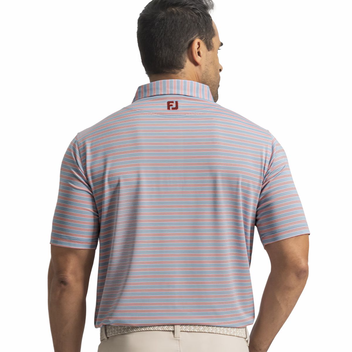 Men Pinstripe Cluster Stripe Lisle