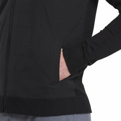Men Hybrid Full-Zip Sweater