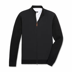 Men Hybrid Full-Zip Sweater