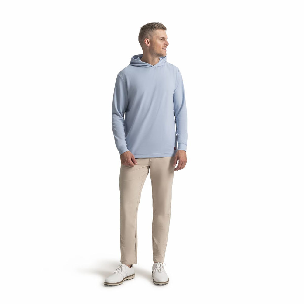 Men Textured Jacquard Hoodie