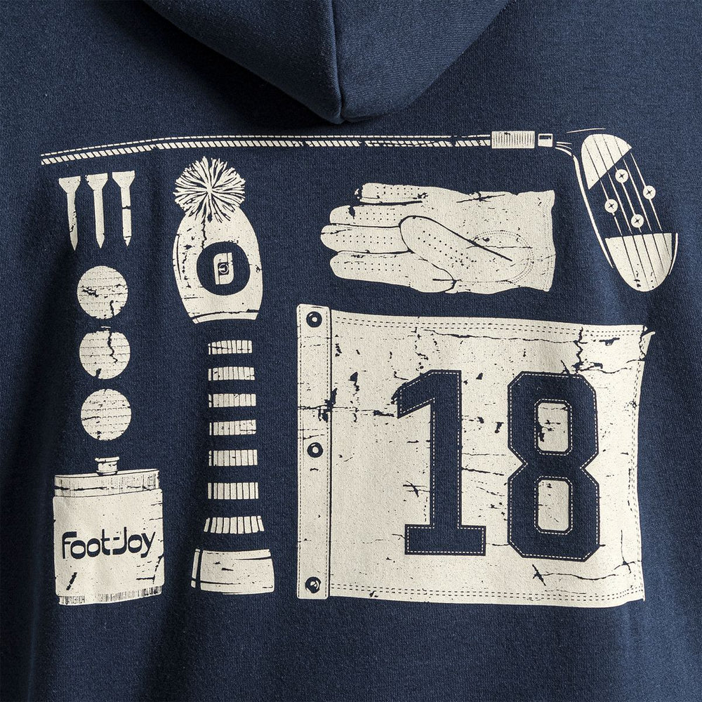 Men Heritage Golf Motif Hoodie