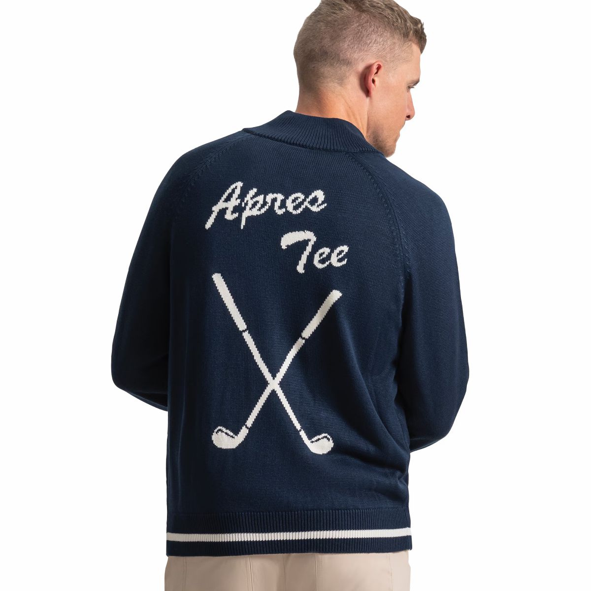 Men Après Tee Knit Full-Zip Sweater