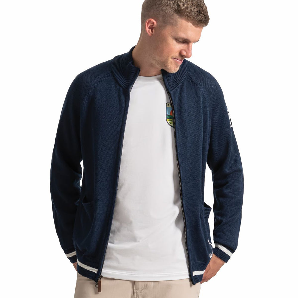 Men Après Tee Knit Full-Zip Sweater