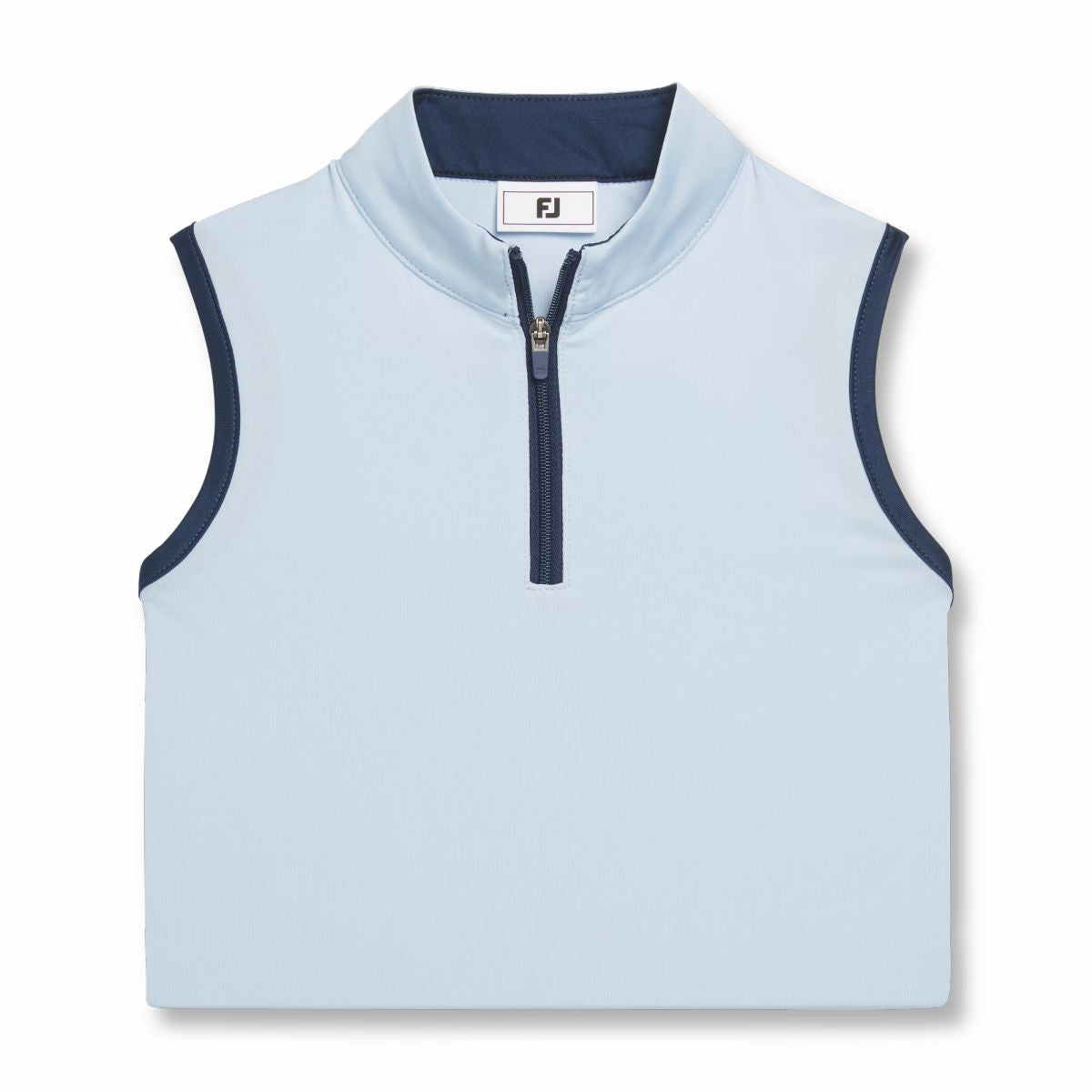 Men Sleeveless Quarter-Zip Junior Girl