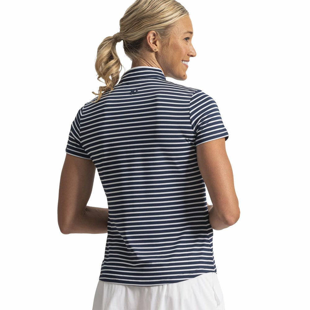 Women Zip Front Stripe Women