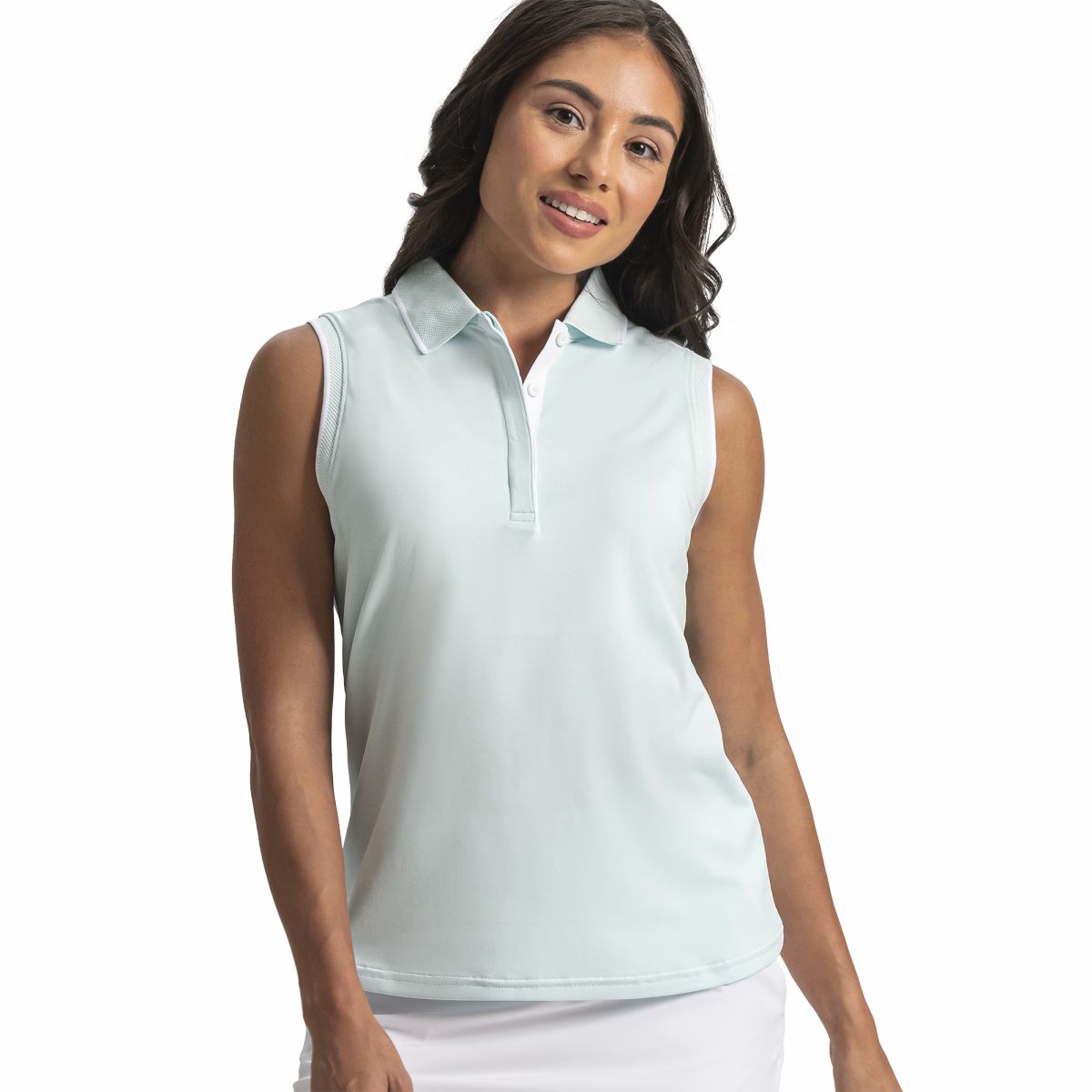 Women Sleeveless Polo Women