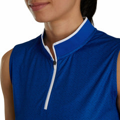 Women Sleeveless Quarter-Zip Women