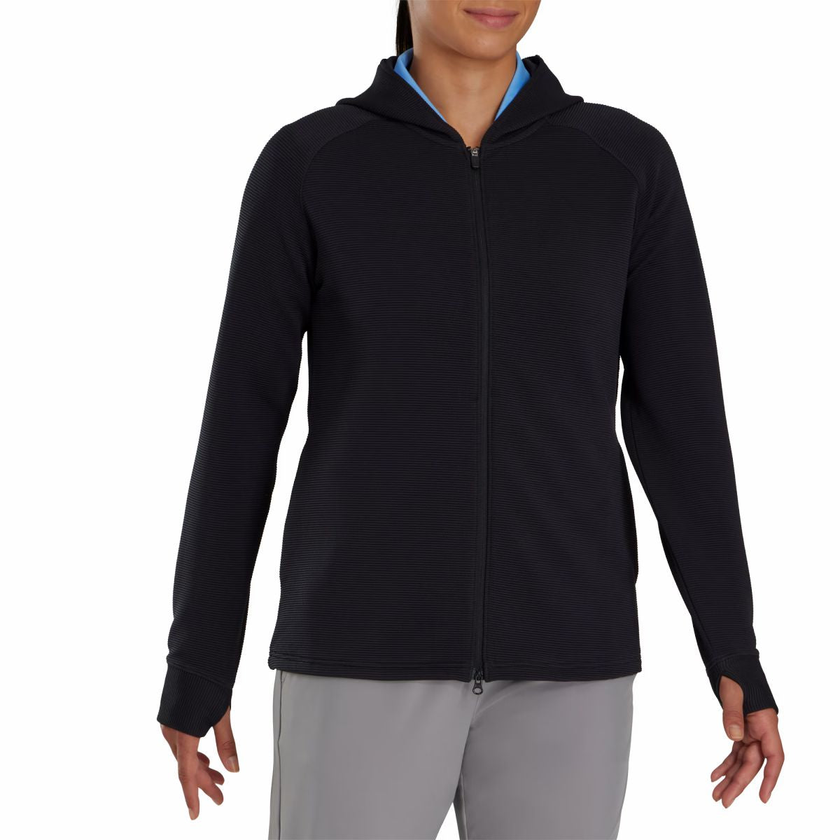 Women Full-Zip Ottoman Hoodie Women