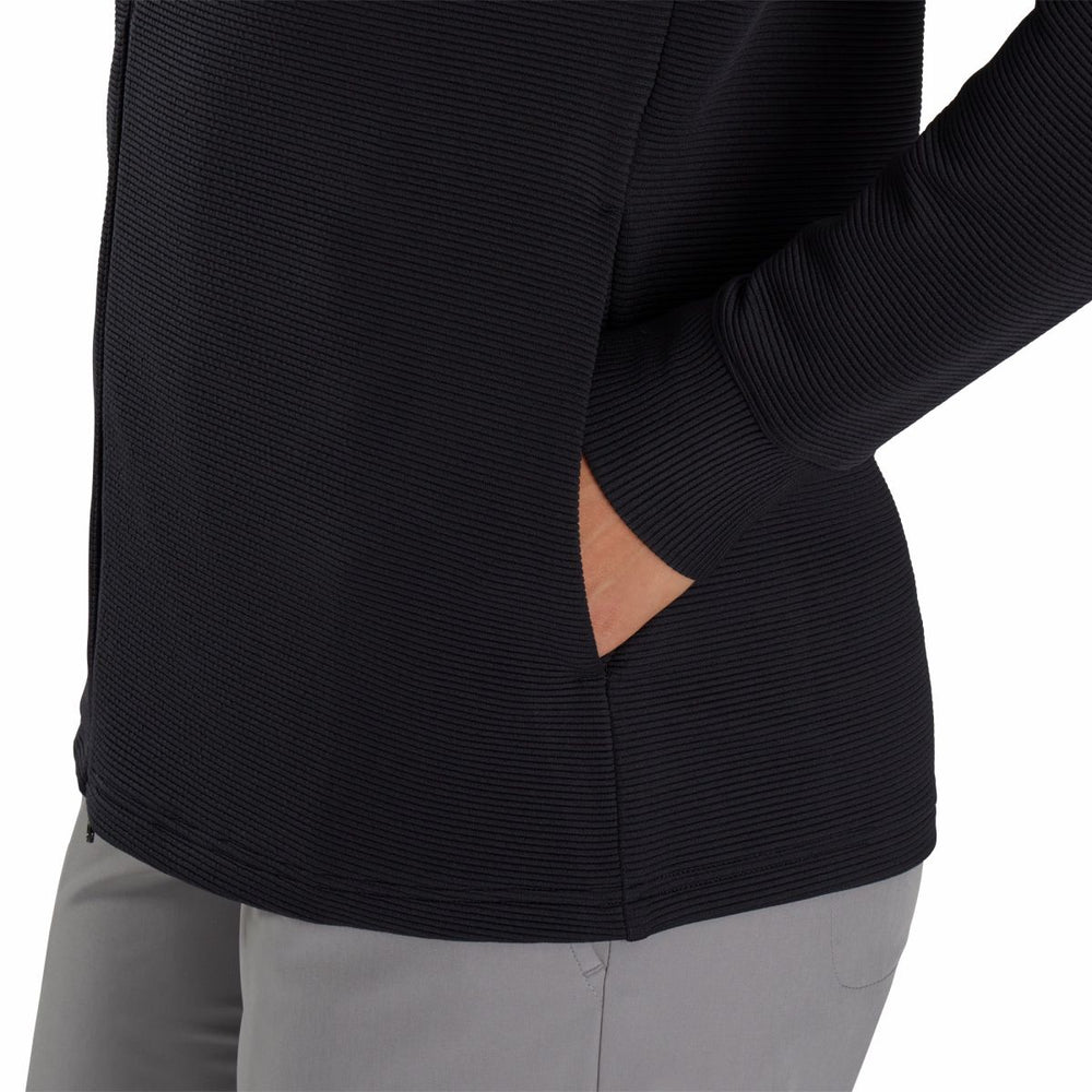 Women Full-Zip Ottoman Hoodie Women