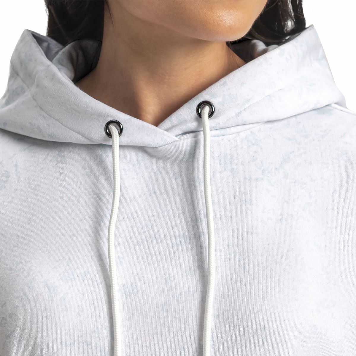 Women Dry Ice Crop Hoodie Women-Previous Season Style