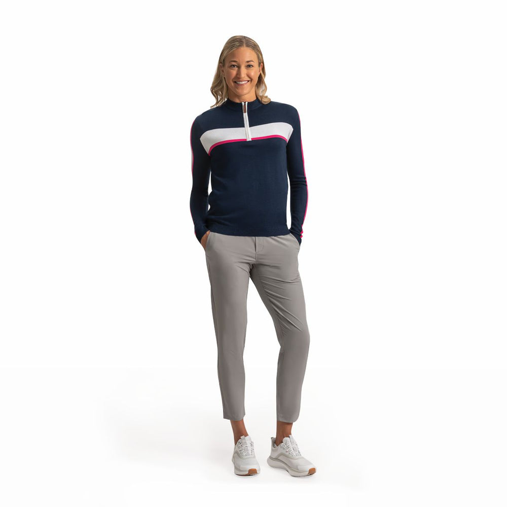 Women Après Tee Knit Sweater Quarter-Zip Women