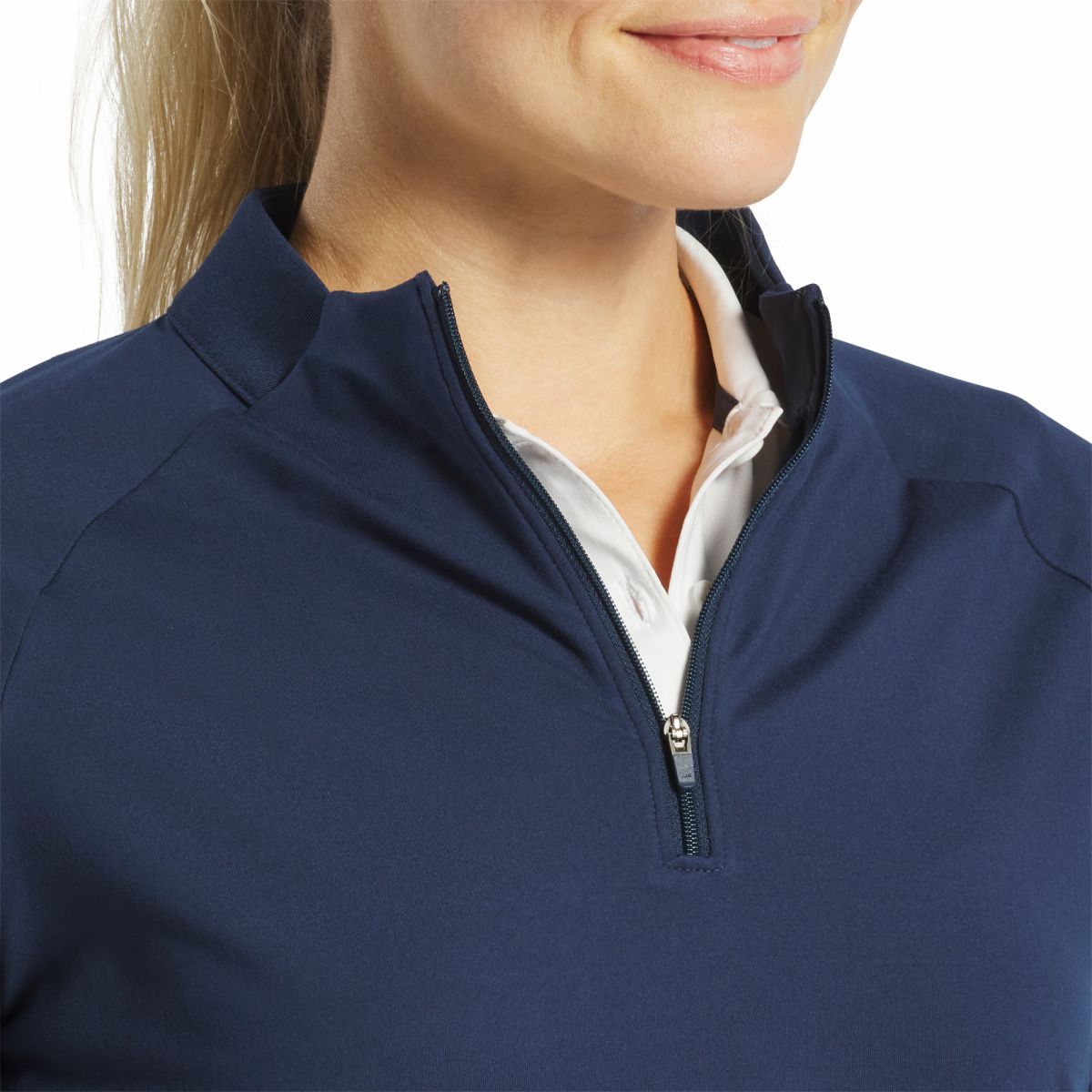Women Space Dye Quarter-Zip Women
