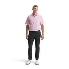 Men Scallop Geo Pique