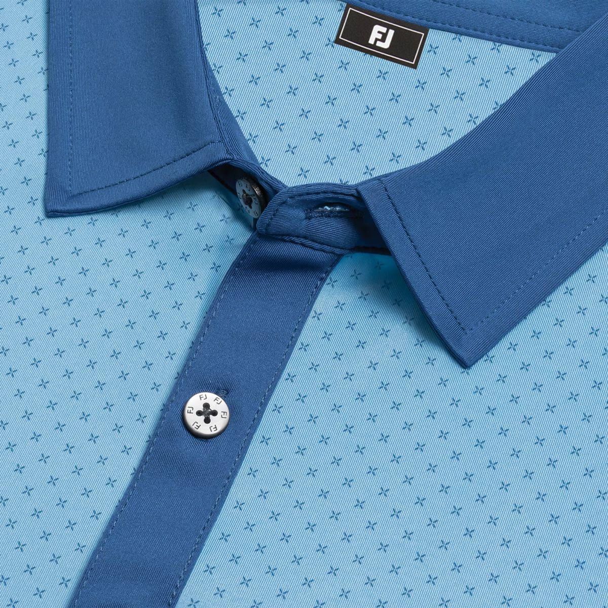 Men Athletic Fit Micro Flower Lisle