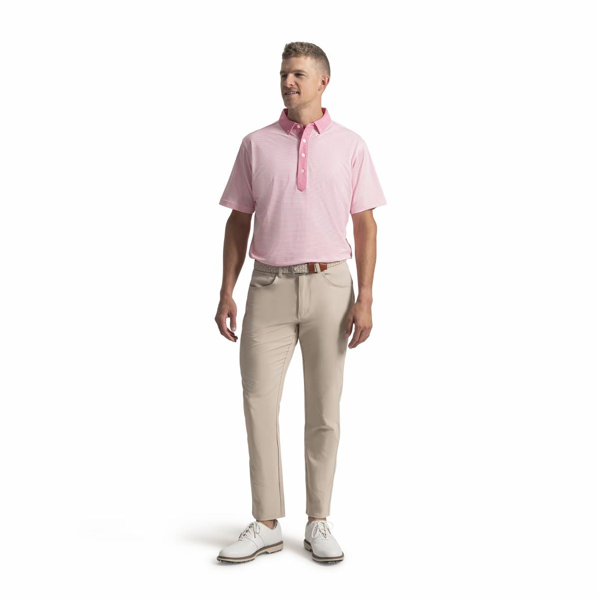 Men Feeder Stripe Pique