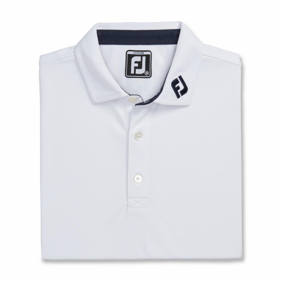 FootJoy Apparel | Men Solid Pique Self Collar Junior - FJ Tour Collar